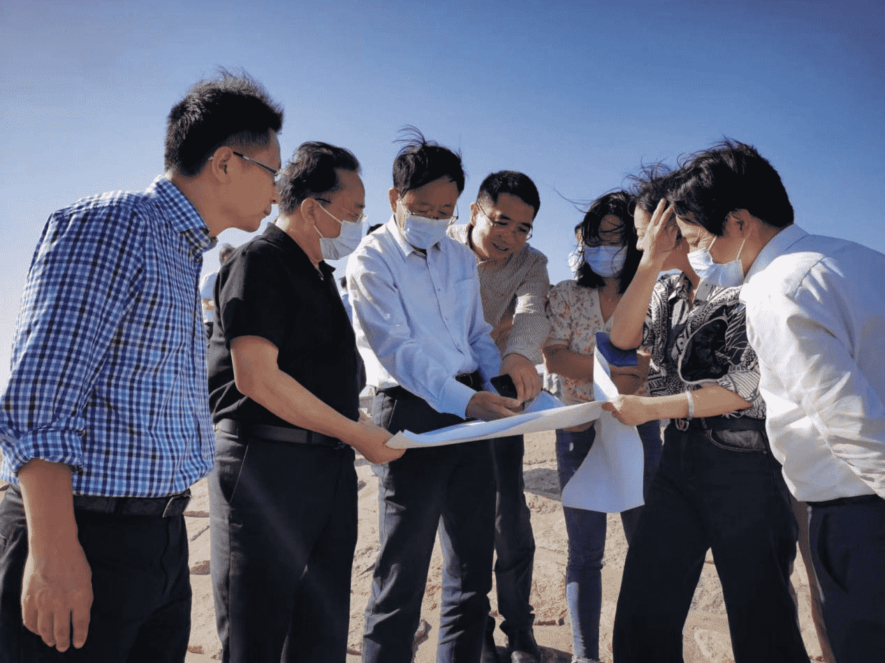 市规划资源局管理局、市农业农村委联合调研横沙东滩现代农业产业园